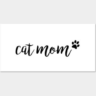 cat mom Posters and Art