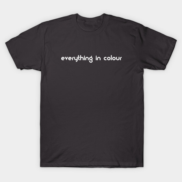 Everything In Colour Logo Plain T-Shirt by AfterPeopleRecords