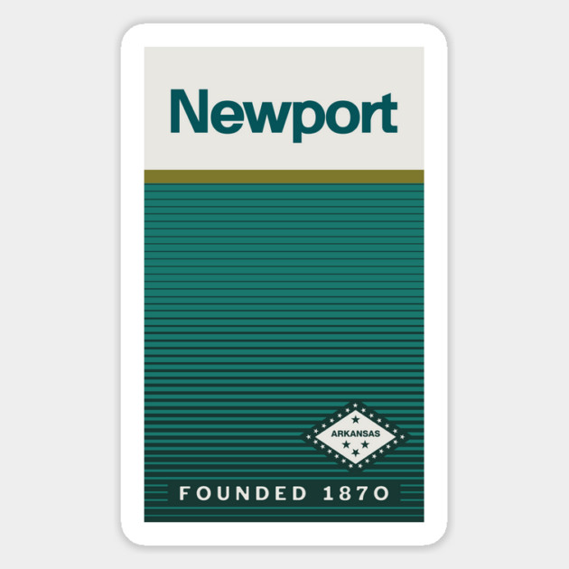 Newport Arkansas Magnet by rt-shirts