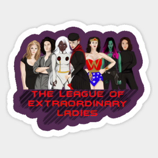 League of Extraordinary Ladies Sticker