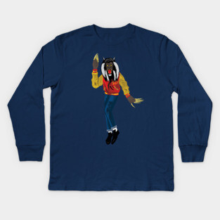 Thriller Rock Kids Long Sleeve T-Shirt