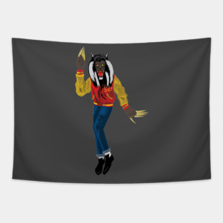 Thriller Rock Tapestry