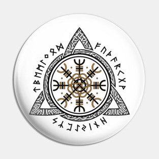 Helm of awe Pin