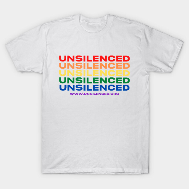 Unsilenced has PRIDE! T-Shirt by Unsilenced Project, Inc.