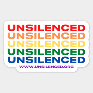 Unsilenced has PRIDE! Sticker