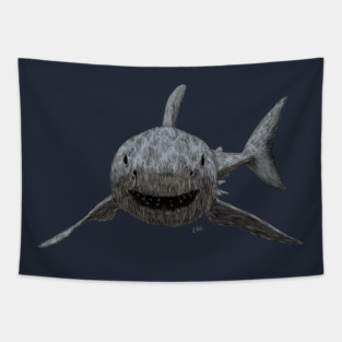 Great White Shark Tapestry