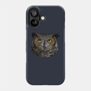 Great Horned Owl Phone Case