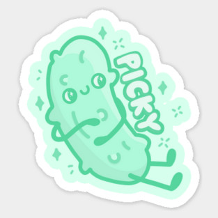 Picky Pickle Sticker