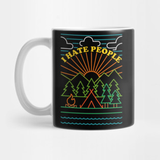 I Hate People - Camping Introvert Mug