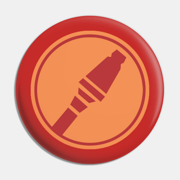 Team Fortress Red Soldier Emblem Team Fortress Pin