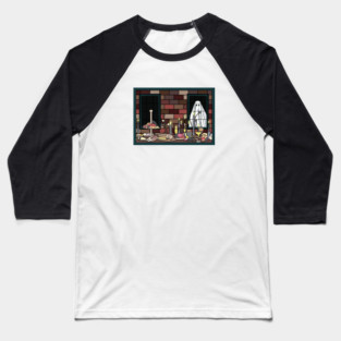 Hungry Ghost Baseball T-Shirt