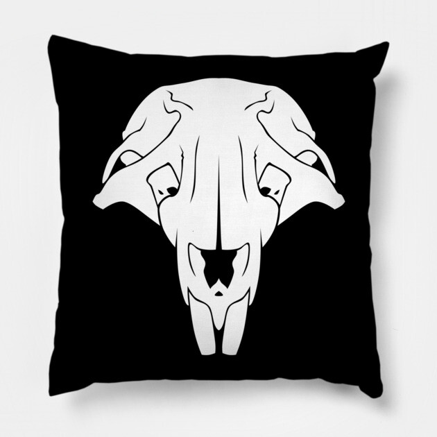 Rat Skull Pillow by DeguArts