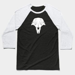 Rat Skull Baseball T-Shirt