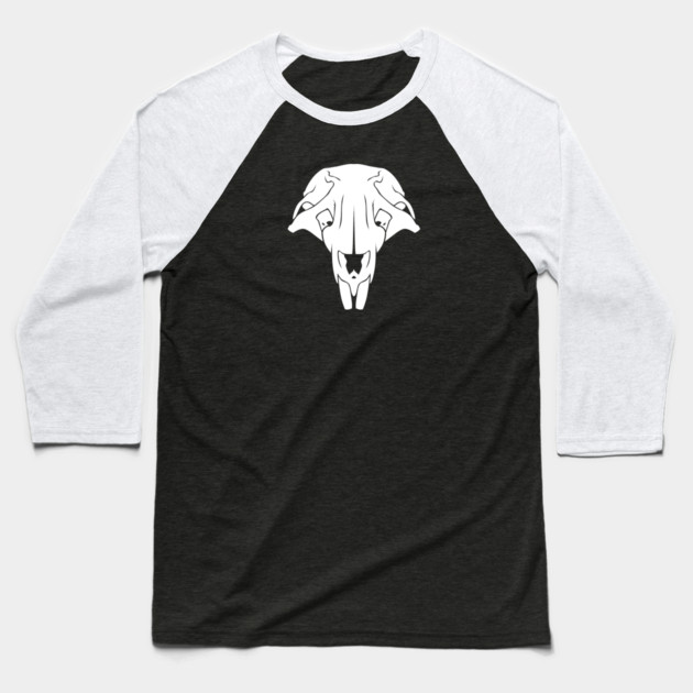 Rat Skull Baseball T-Shirt by DeguArts