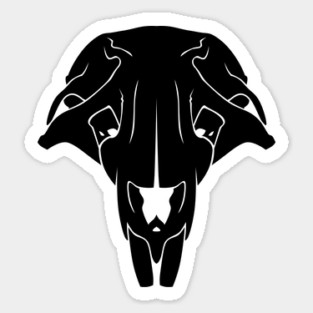 Rat Skull Sticker