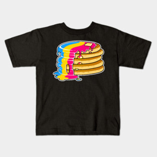 Pan Pansexual Pride Pancakes LGBT Kids T-Shirt