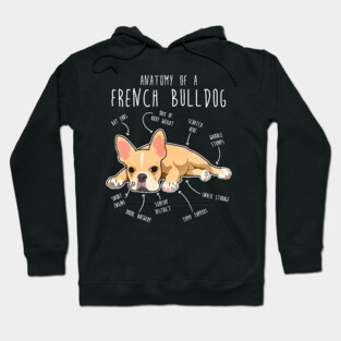 French Bulldog Anatomy Hoodie
