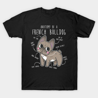 French Bulldog Anatomy T-Shirt