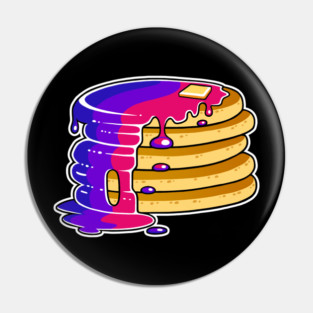 Bi Bisexual Pride Pancakes LGBT Pin
