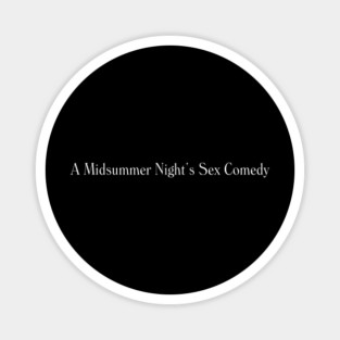 A Midsummer Night's Sex Comedy 1982 Magnet