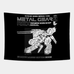 Metal Gear Rex Manual Tapestry