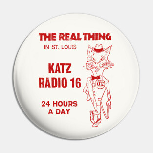 Katz Radio St Louis / Radio Station Pin