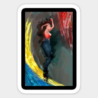 Ukraine mermaid Sticker