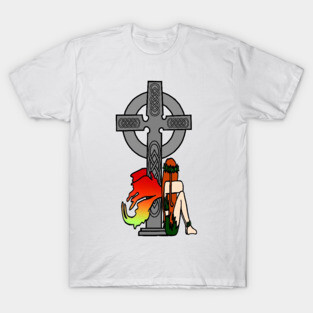 Celtic Cross Faerie T-Shirt