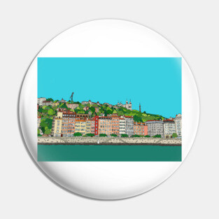 Lyon, France Pin