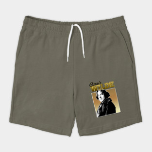 Oscar Wilde -  90s Styled Retro Graphic Design Shorts