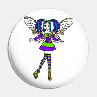 Steampunk Faerie Pin