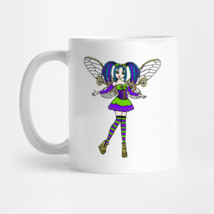 Steampunk Faerie Mug