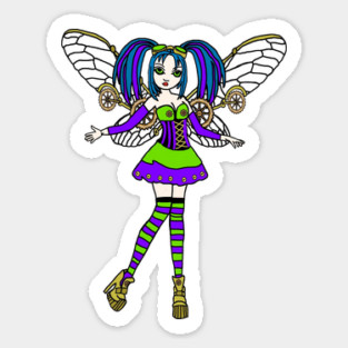 Steampunk Faerie Sticker