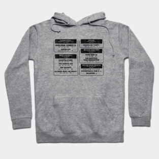 1984 Movie Showtimes (faded) Hoodie