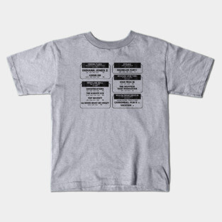 1984 Movie Showtimes (faded) Kids T-Shirt