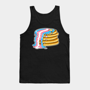 Trans Pride Pancakes LGBT Tank Top