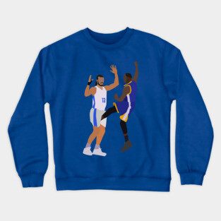 Draymond Green Kick Steven Adams Crewneck Sweatshirt
