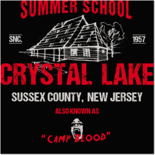 Crystal Lake summer school Posters and Art