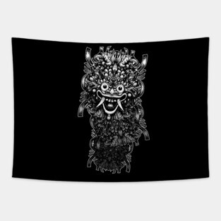 Bali Mask Tapestry