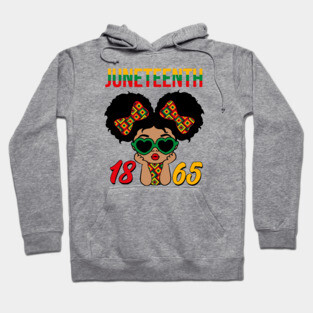 1865 Juneteenth, Black History, Freedom Hoodie