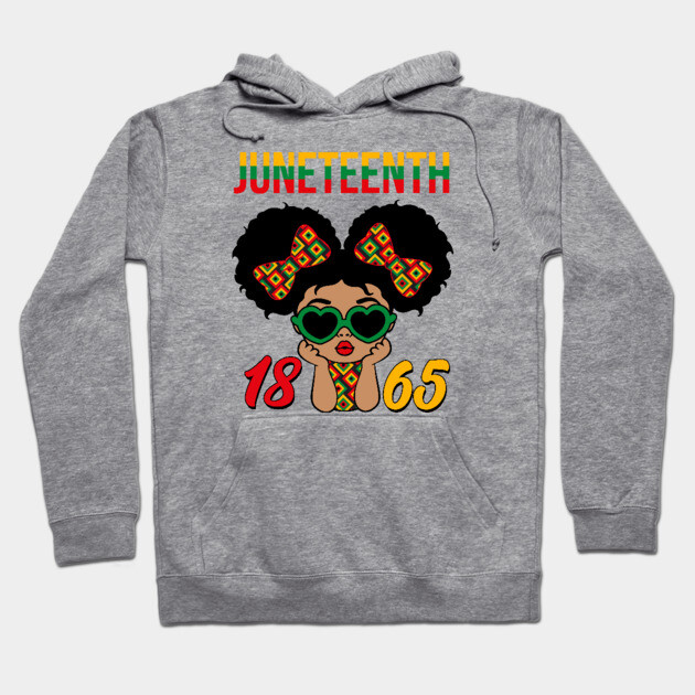 1865 Juneteenth, Black History, Freedom Hoodie by UrbanLifeApparel