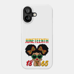 1865 Juneteenth, Black History, Freedom Phone Case