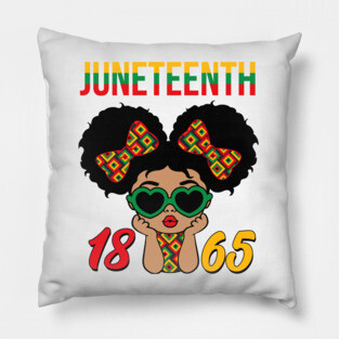 1865 Juneteenth, Black History, Freedom Pillow