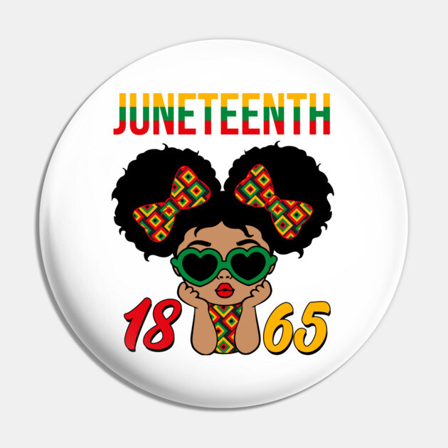 1865 Juneteenth, Black History, Freedom Pin by UrbanLifeApparel