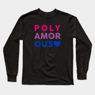 Polyamorous Bisexual Long Sleeve T-Shirt