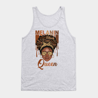 Melanin Magic, Black girl magic, black queen Tank Top