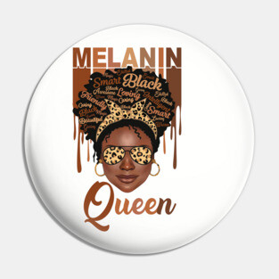 Melanin Magic, Black girl magic, black queen Pin