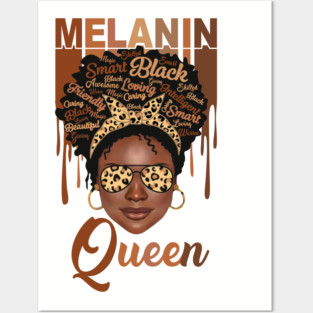 Melanin Magic, Black girl magic, black queen Posters and Art