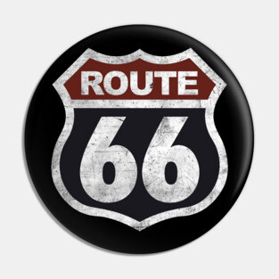 Historic Route 66 Vintage Pin