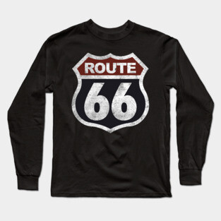 Historic Route 66 Vintage Long Sleeve T-Shirt